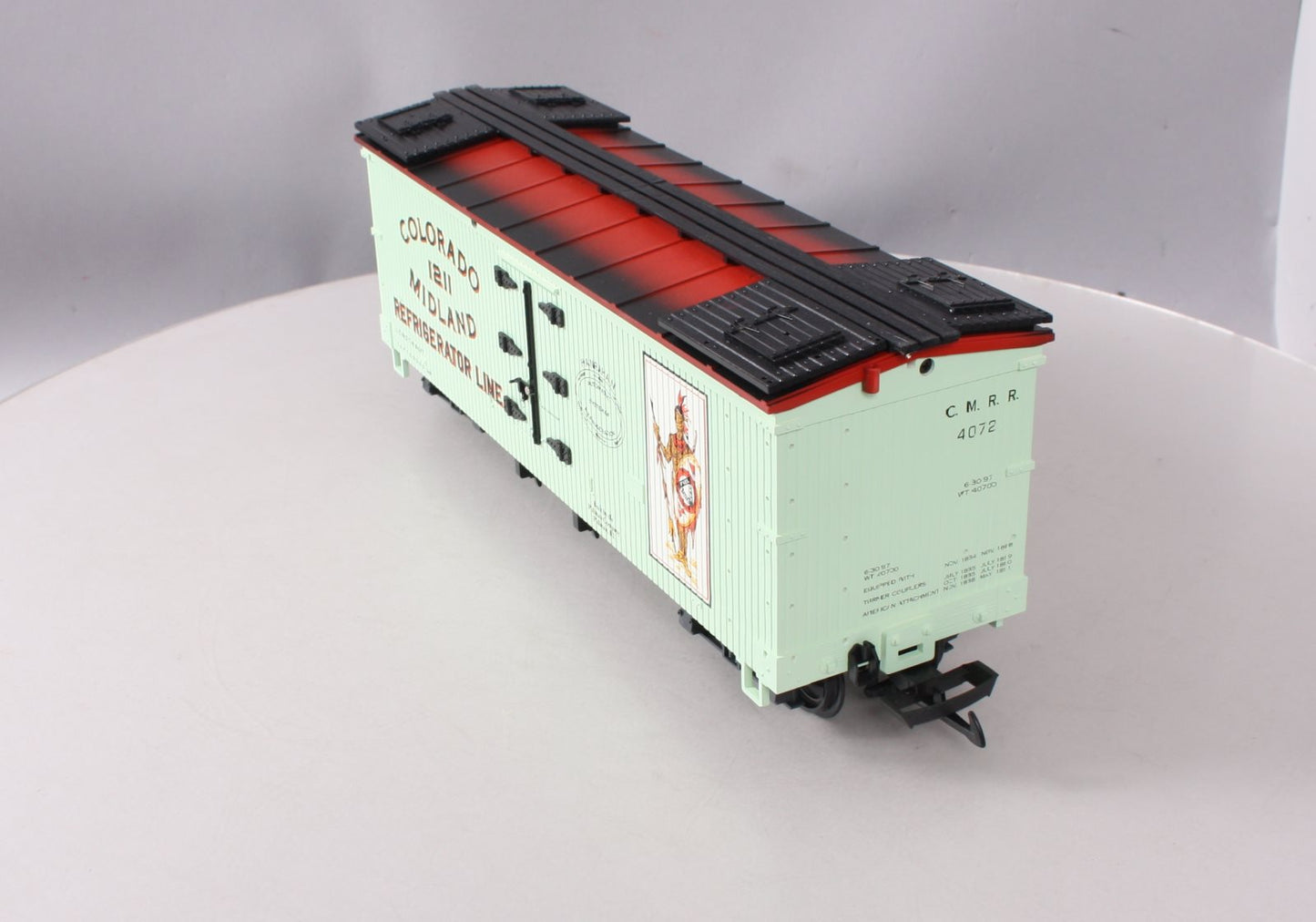 LGB 4072-P02 G Scale Colorado Midland Refrigerator Car LN/Box