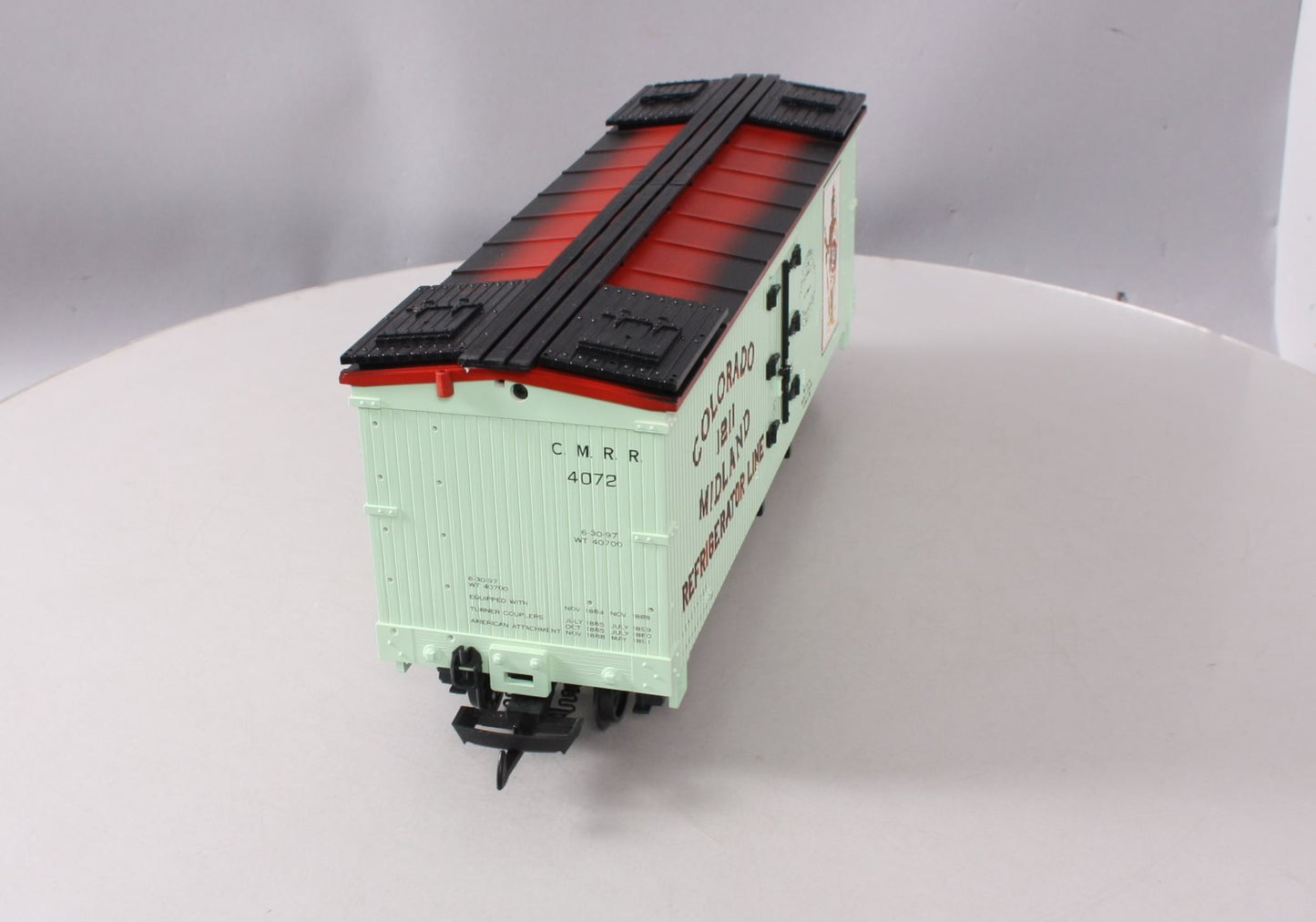 LGB 4072-P02 G Scale Colorado Midland Refrigerator Car #1211 LN/Box