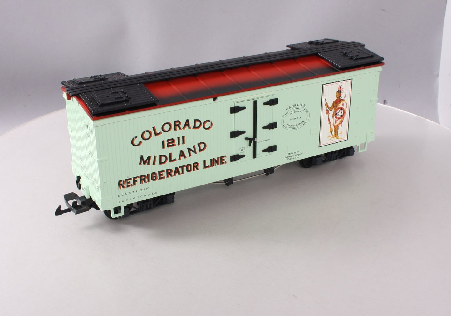 LGB 4072-P02 G Scale Colorado Midland Refrigerator Car LN/Box