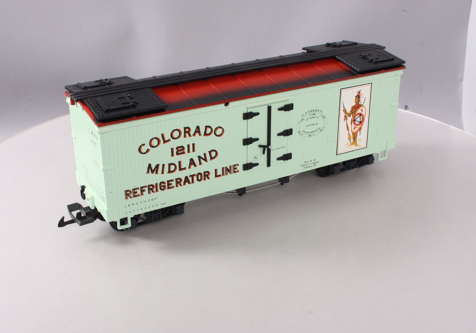 LGB 4072-P02 G Scale Colorado Midland Refrigerator Car #1211 LN/Box