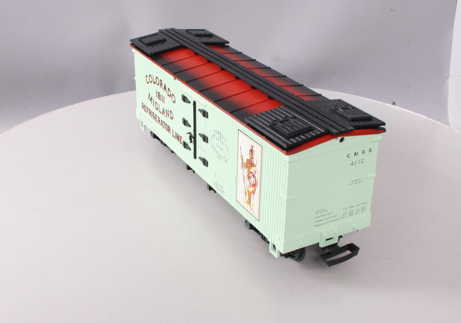 LGB 4072-P02 G Scale Colorado Midland Refrigerator Car LN/Box