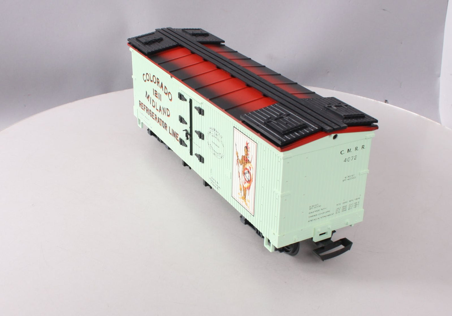 LGB 4072-P02 G Scale Colorado Midland Refrigerator Car #1211 LN/Box