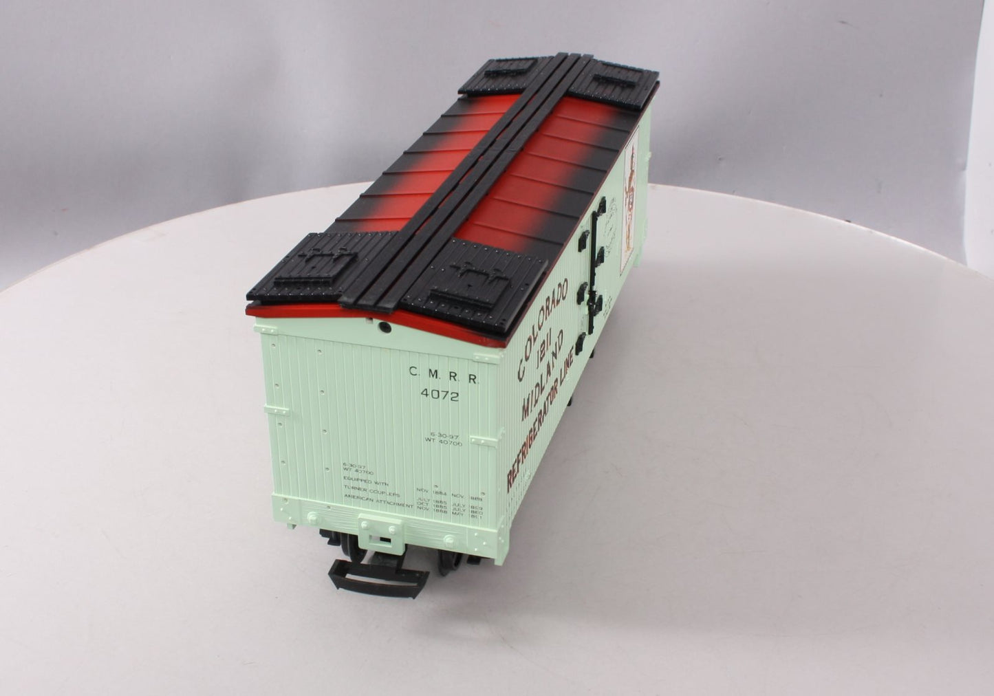 LGB 4072-P02 G Scale Colorado Midland Refrigerator Car LN/Box