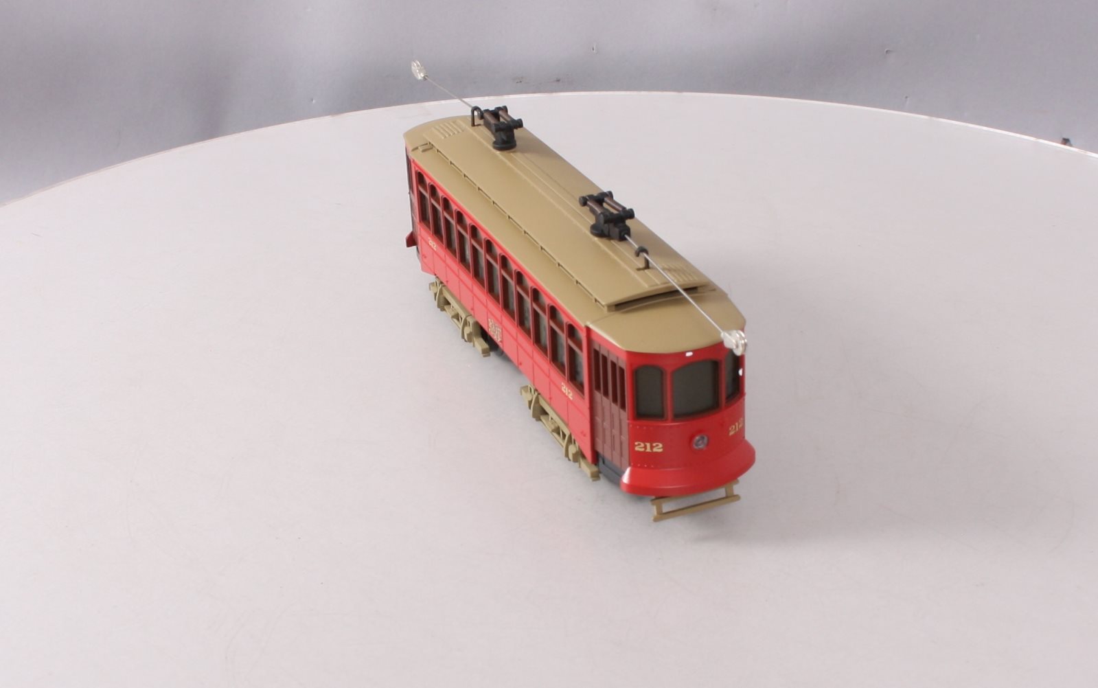 MTH 30-2512-1 Brill Semi Convertible Trolley with Proto-Sound 1.0 #212 LN/Box