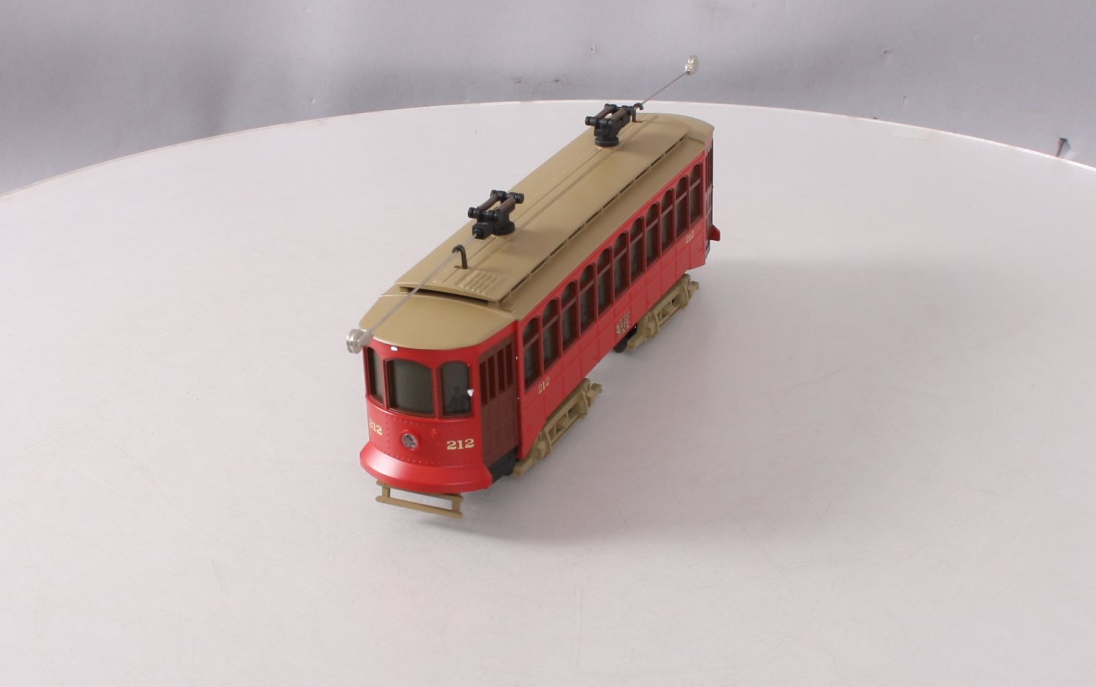 MTH 30-2512-1 Brill Semi Convertible Trolley with Proto-Sound 1.0 #212 LN/Box