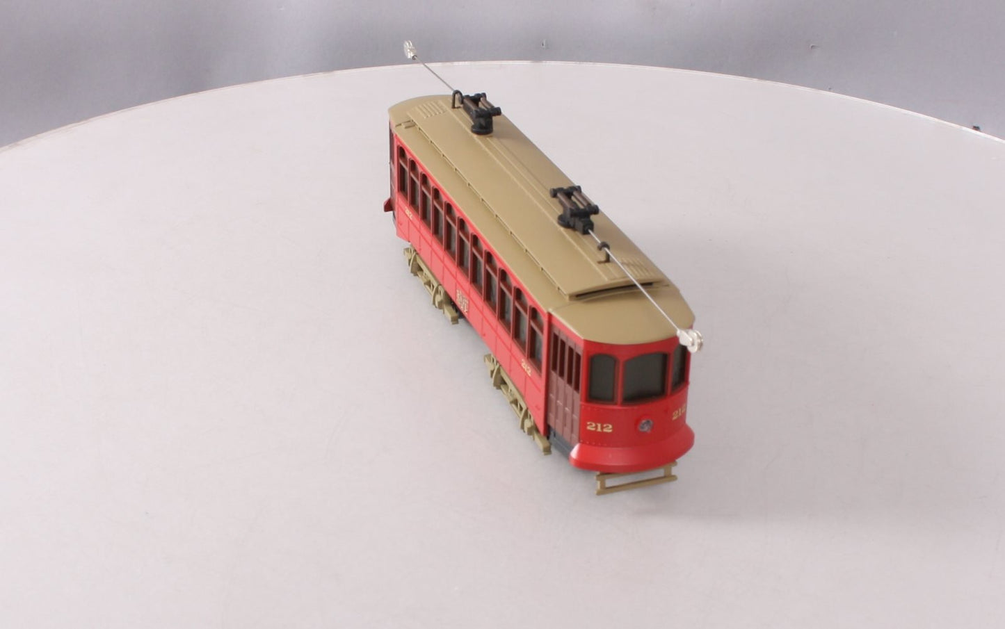 MTH 30-2512-1 Brill Semi Convertible Trolley with Proto-Sound 1.0 #212 LN/Box