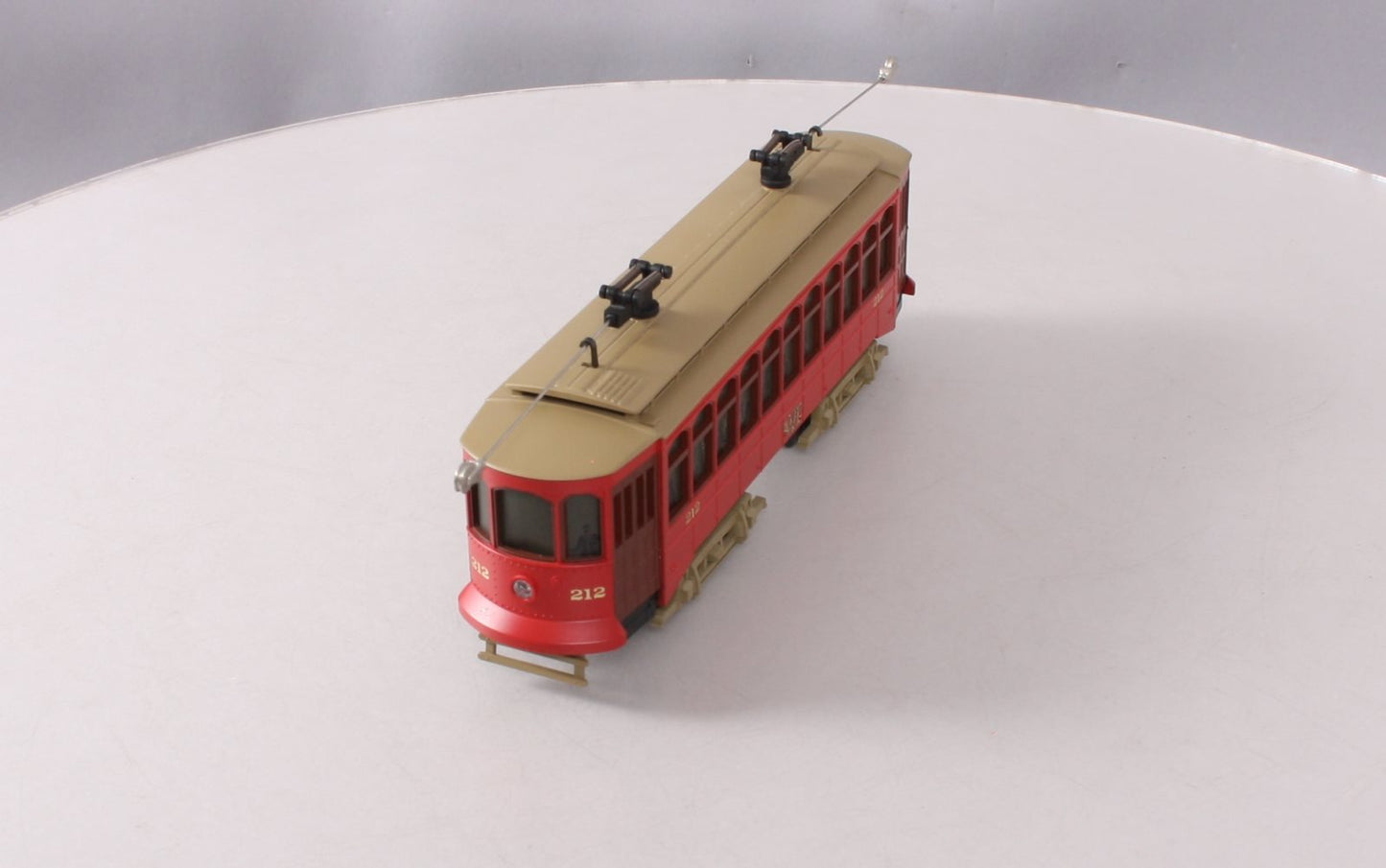 MTH 30-2512-1 Brill Semi Convertible Trolley with Proto-Sound 1.0 #212 LN/Box