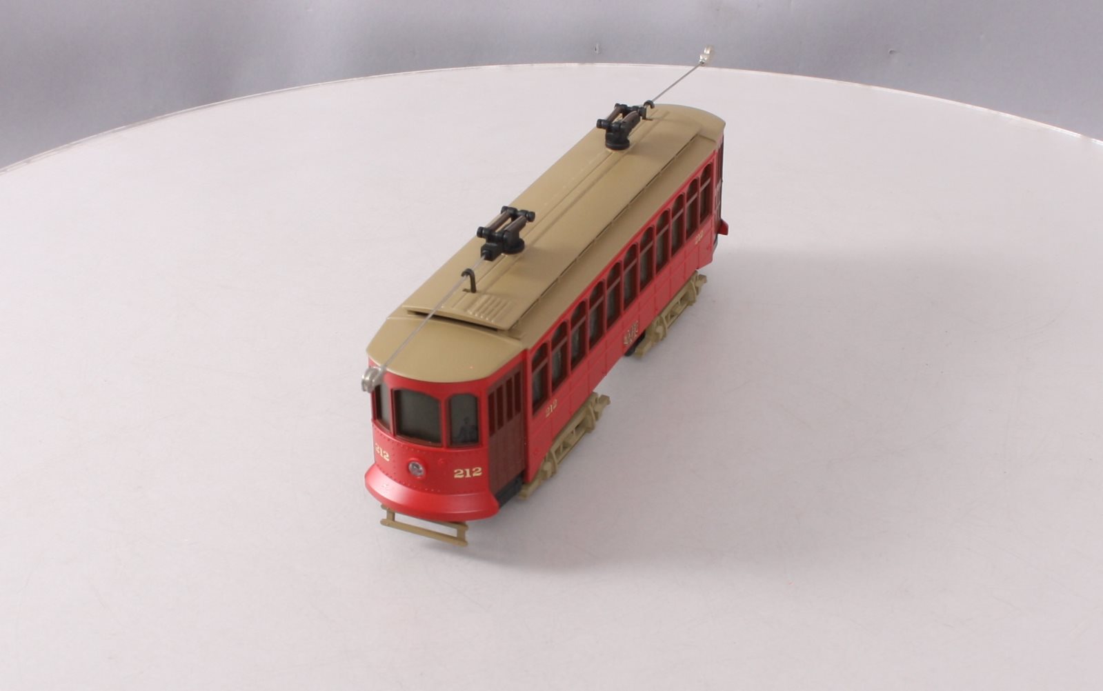MTH 30-2512-1 Brill Semi Convertible Trolley with Proto-Sound 1.0 #212 LN/Box