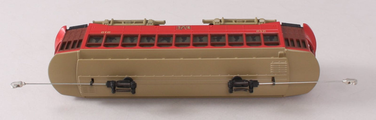MTH 30-2512-1 Brill Semi Convertible Trolley with Proto-Sound 1.0 #212 LN/Box