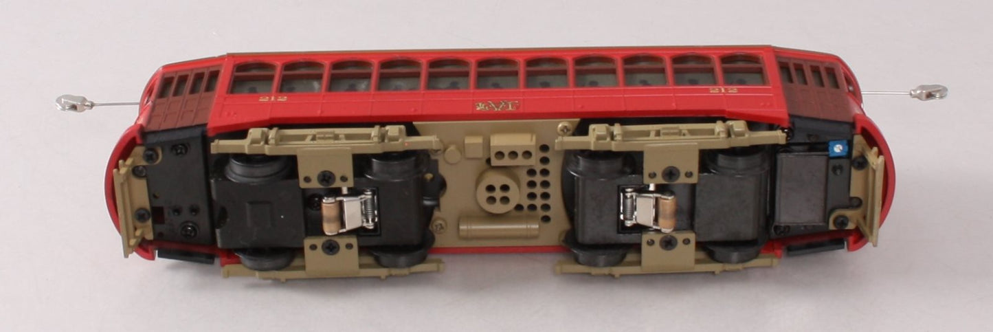 MTH 30-2512-1 Brill Semi Convertible Trolley with Proto-Sound 1.0 #212 LN/Box