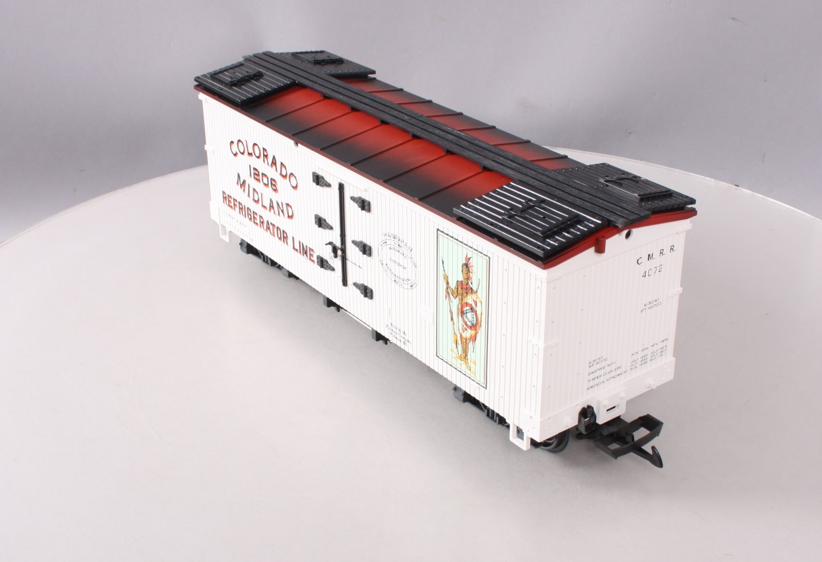 LGB 4072-P01 G Gauge Colorado & Midland Refrigerator Car #1206 LN/Box