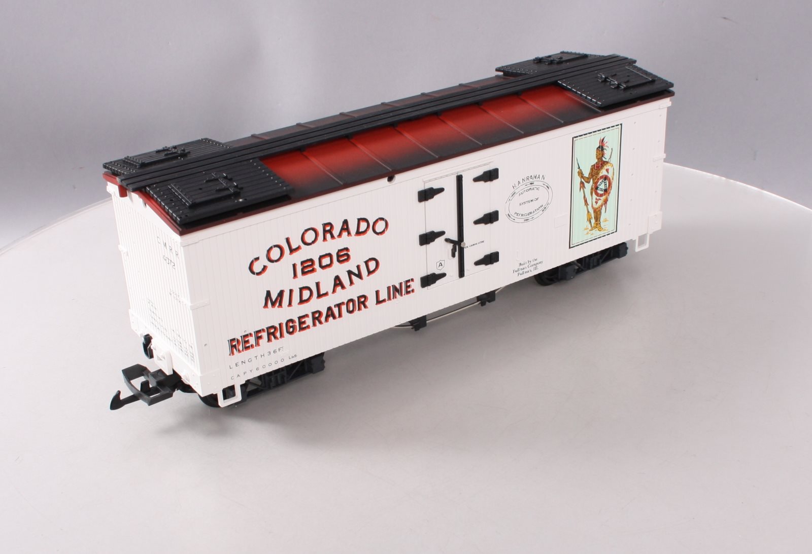 LGB 4072-P01 G Gauge Colorado & Midland Refrigerator Car #1206 LN/Box