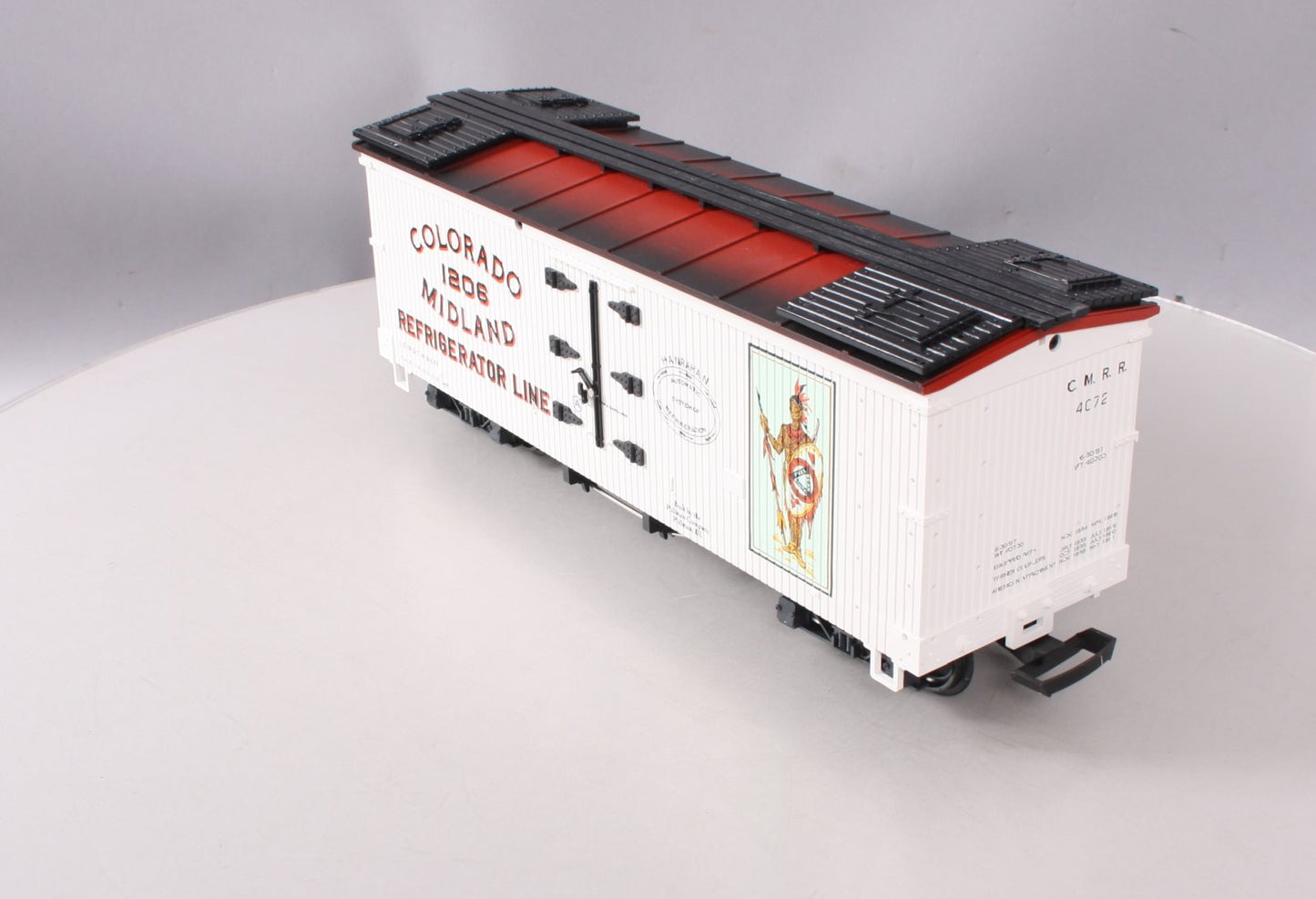 LGB 4072-P01 G Gauge Colorado & Midland Refrigerator Car #1206 LN/Box