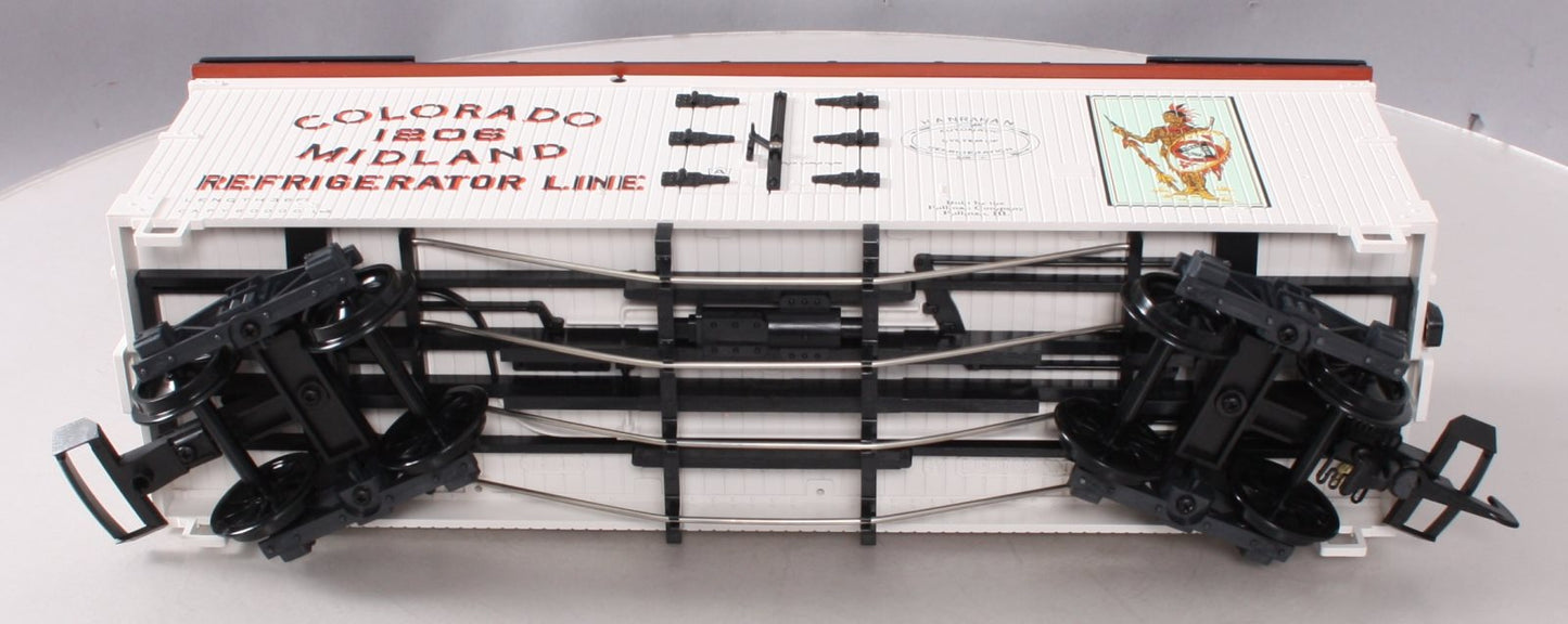 LGB 4072-P01 G Gauge Colorado & Midland Refrigerator Car #1206 LN/Box