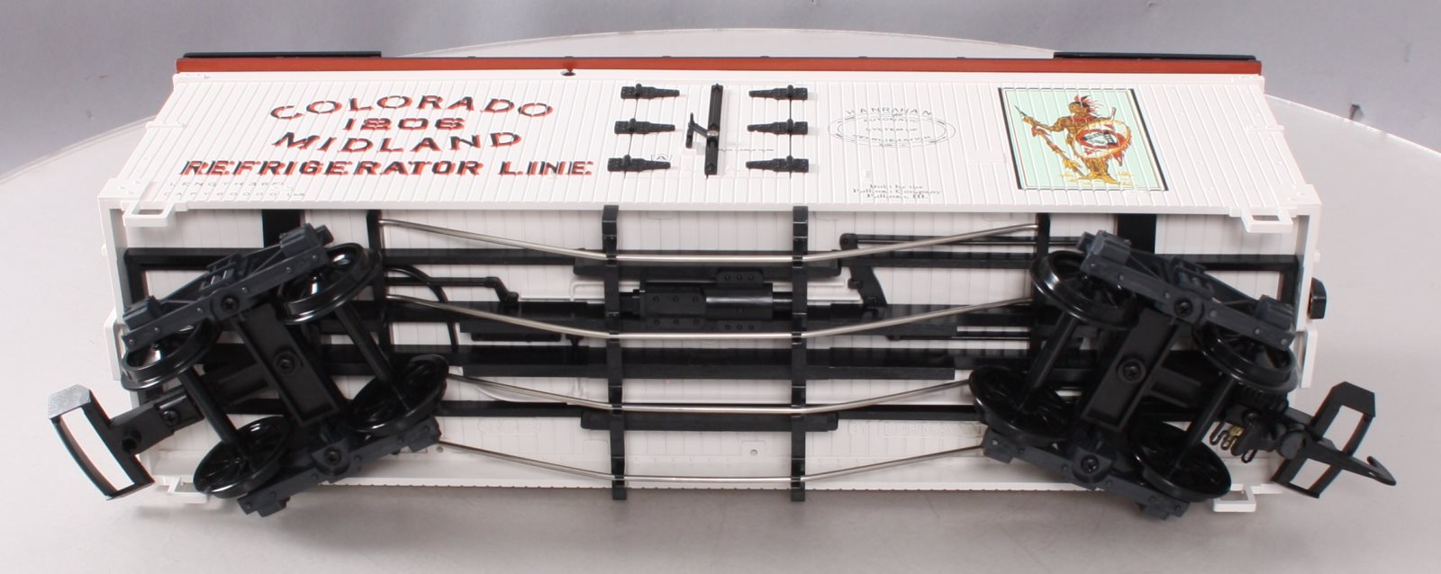 LGB 4072-P01 G Gauge Colorado & Midland Refrigerator Car #1206 LN/Box