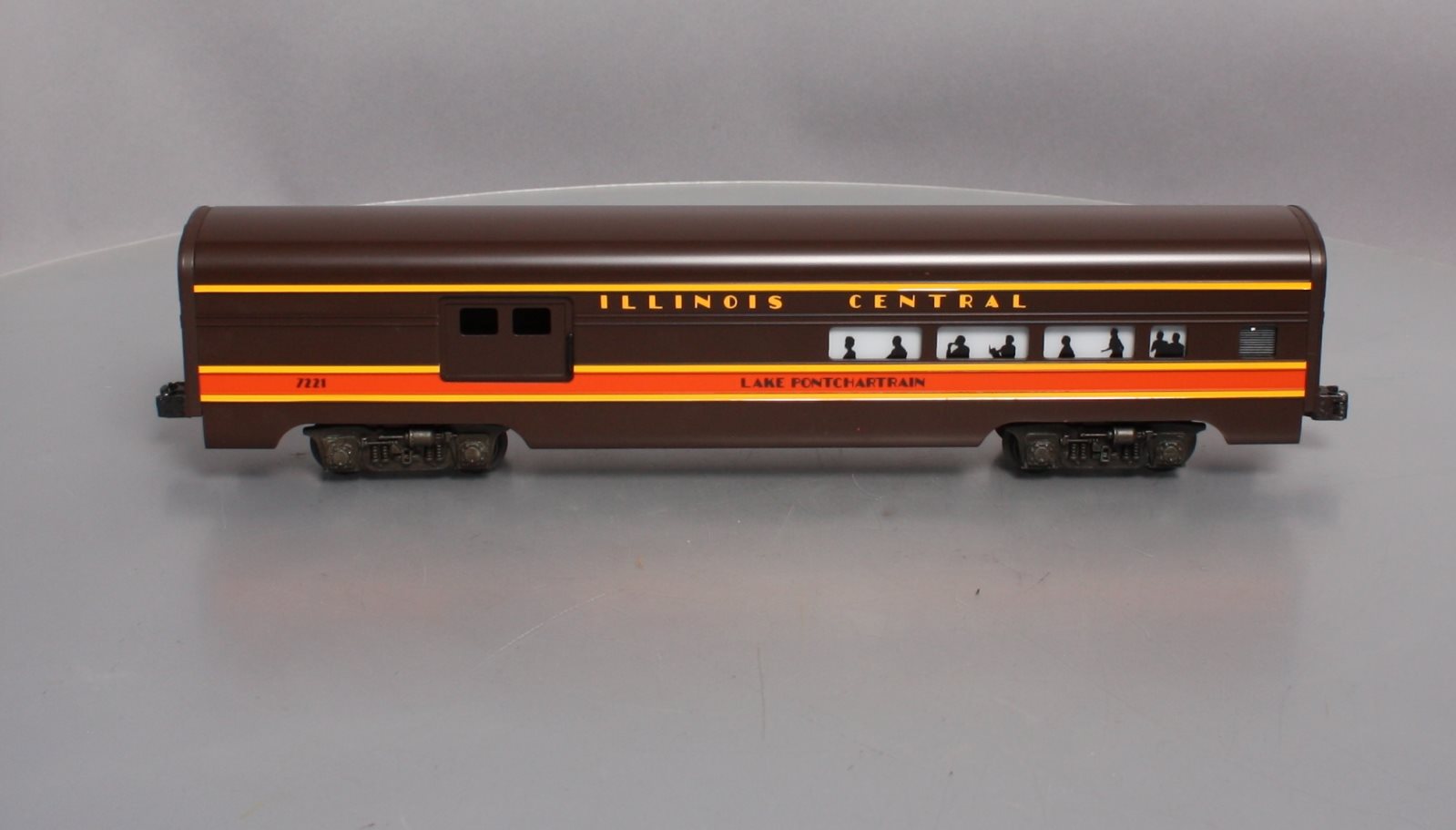 Lionel 6-7221 O Gauge Illinois Central Lake Ponchartrain Combine Passenger Car LN/Box