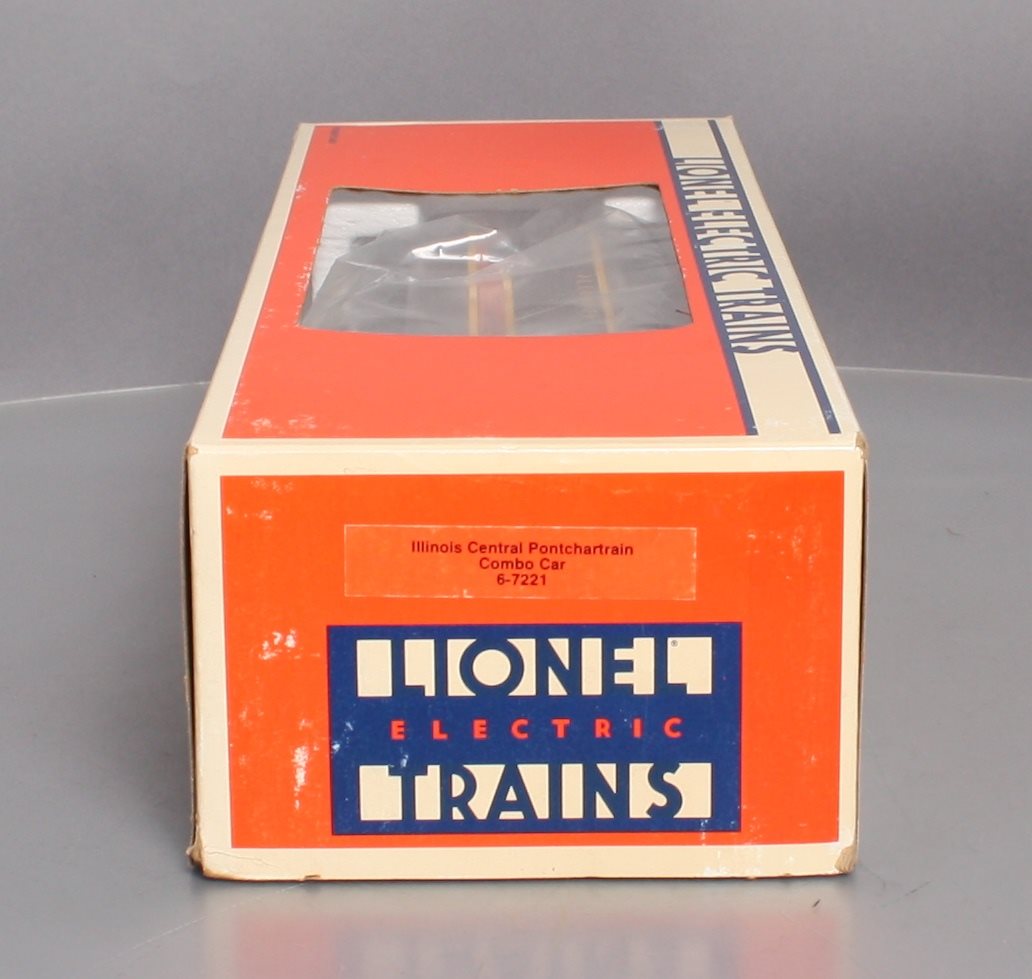 Lionel 6-7221 O Gauge Illinois Central Lake Ponchartrain Combine Passenger Car LN/Box