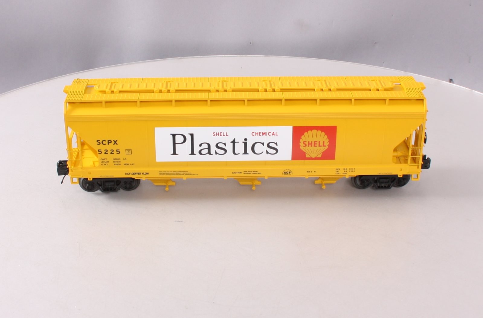 MTH 20-97766 O Gauge Shell Plastics 3-Bay Centerflow Hopper