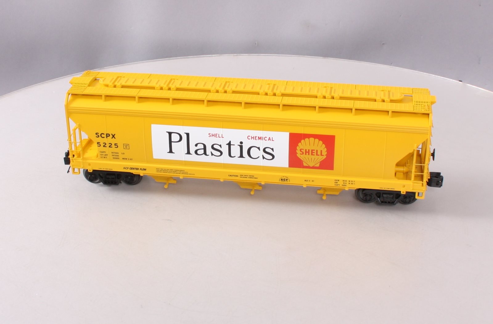 MTH 20-97766 O Gauge Shell Plastics 3-Bay Centerflow Hopper