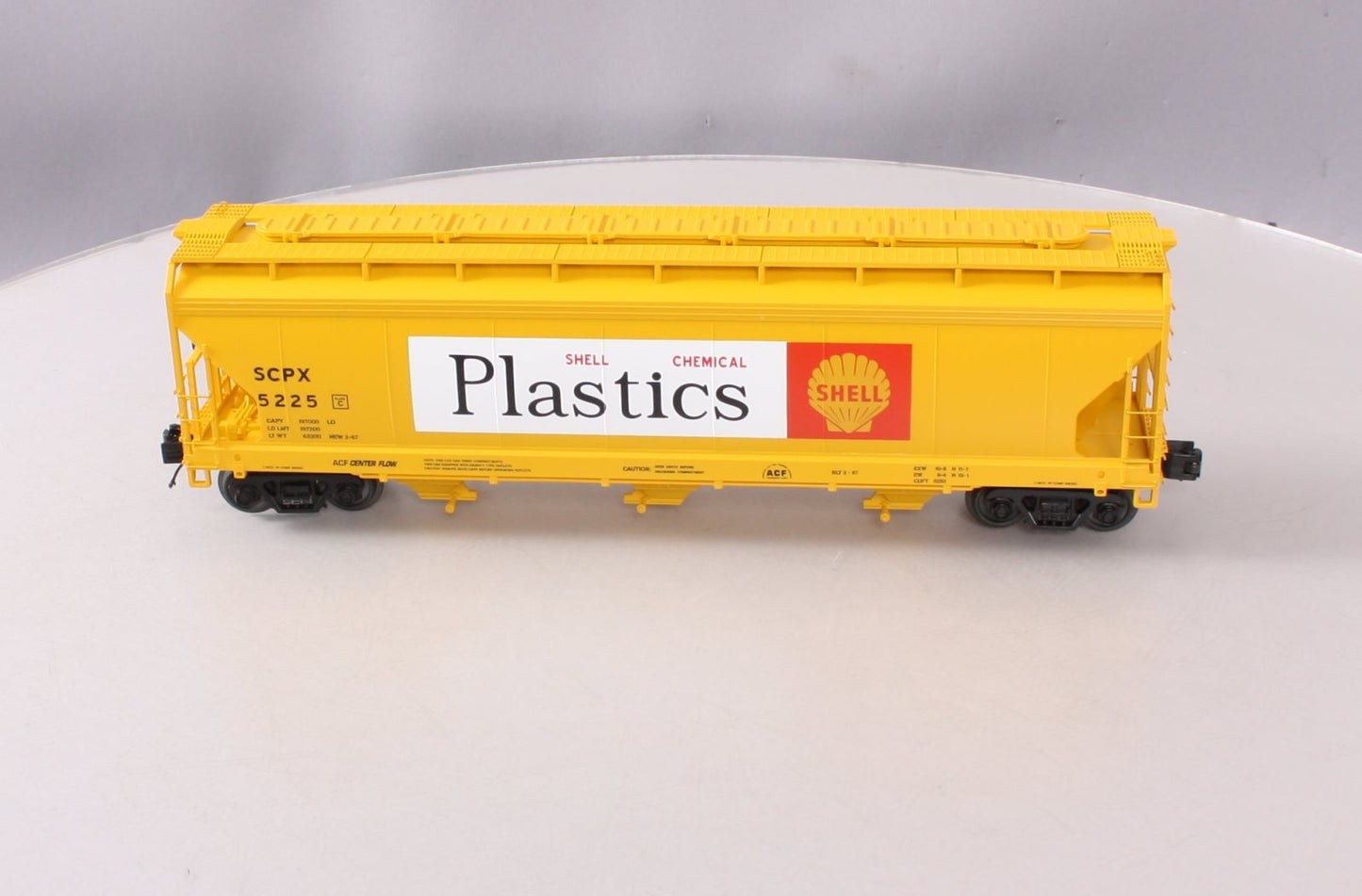 MTH 20-97766 O Gauge Shell Plastics 3-Bay Centerflow Hopper