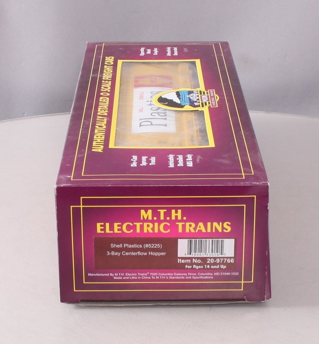 MTH 20-97766 O Gauge Shell Plastics 3-Bay Centerflow Hopper