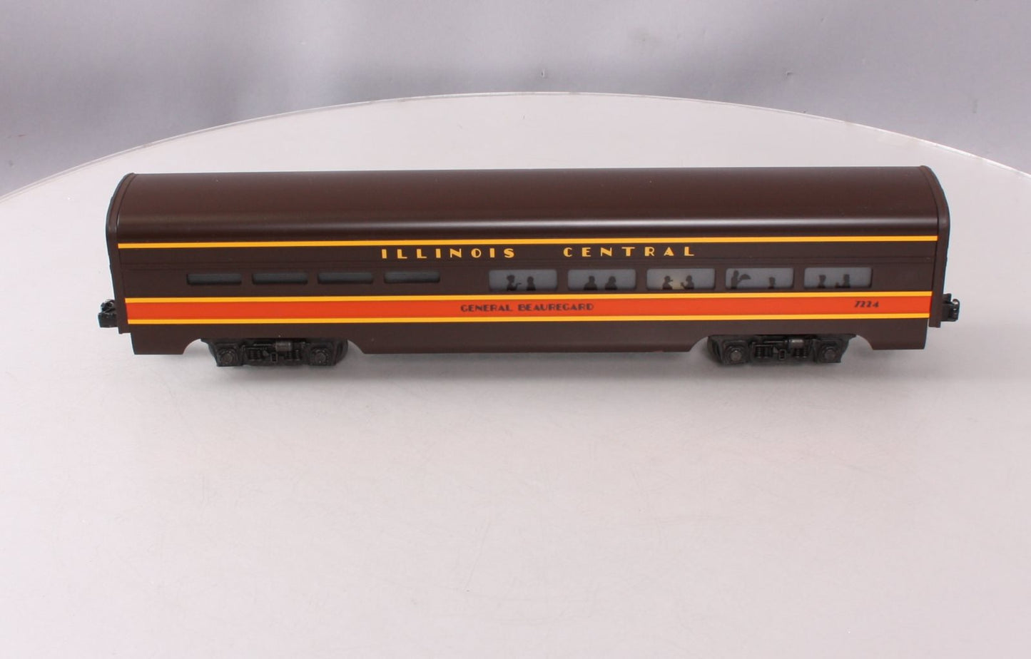 Lionel 6-7224 O Gauge Illinois Central "General Beauregard" Dining Car #7224 LN/Box