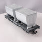 LGB 4086 G Scale White Pass & Yukon Forney Flatcar w/Ore Container Load #462 LN/Box