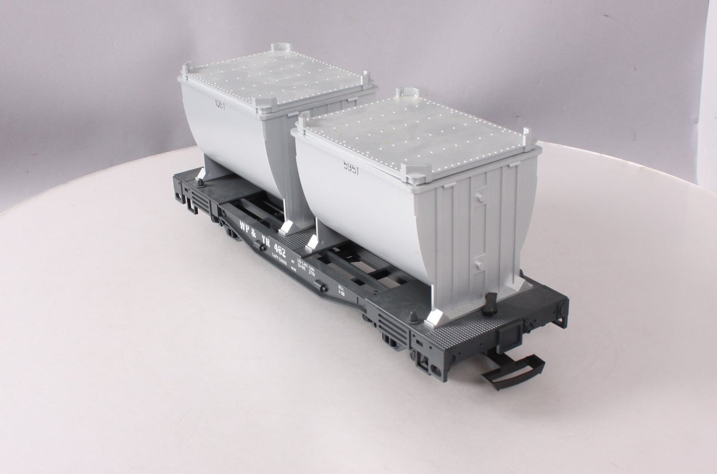 LGB 4086 G Scale White Pass & Yukon Forney Flatcar w/Ore Container Load #462 LN/Box