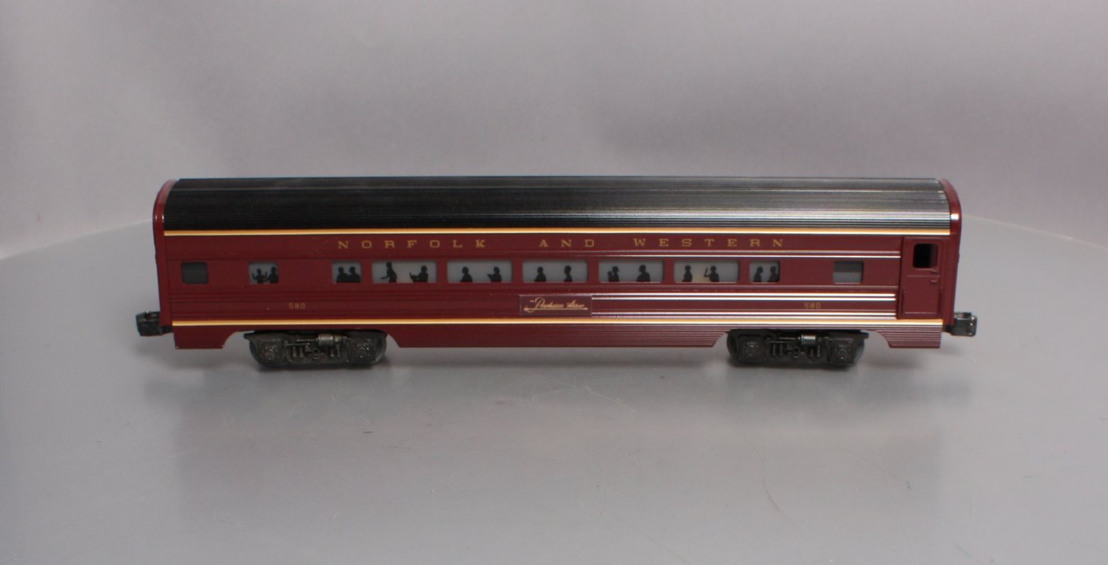 Lionel 6-9565 O Gauge Norfolk & Western Aluminum Passenger Car #580 EX/Box