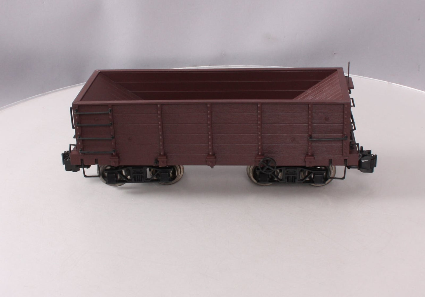 Bachmann 98570 G Scale Undecorated Wood Ore Car w/ Metal Wheels
