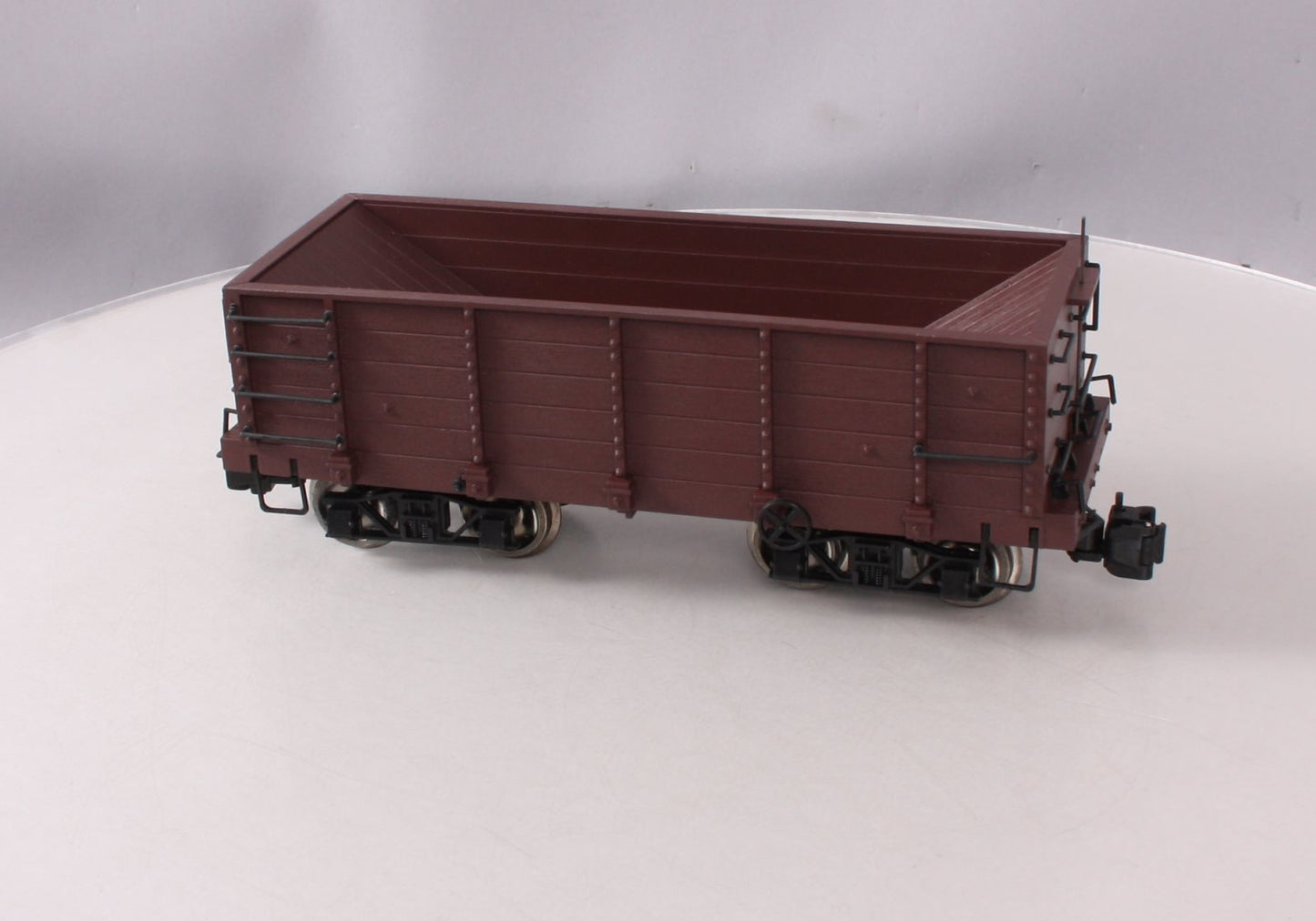 Bachmann 98570 G Scale Undecorated Wood Ore Car w/ Metal Wheels