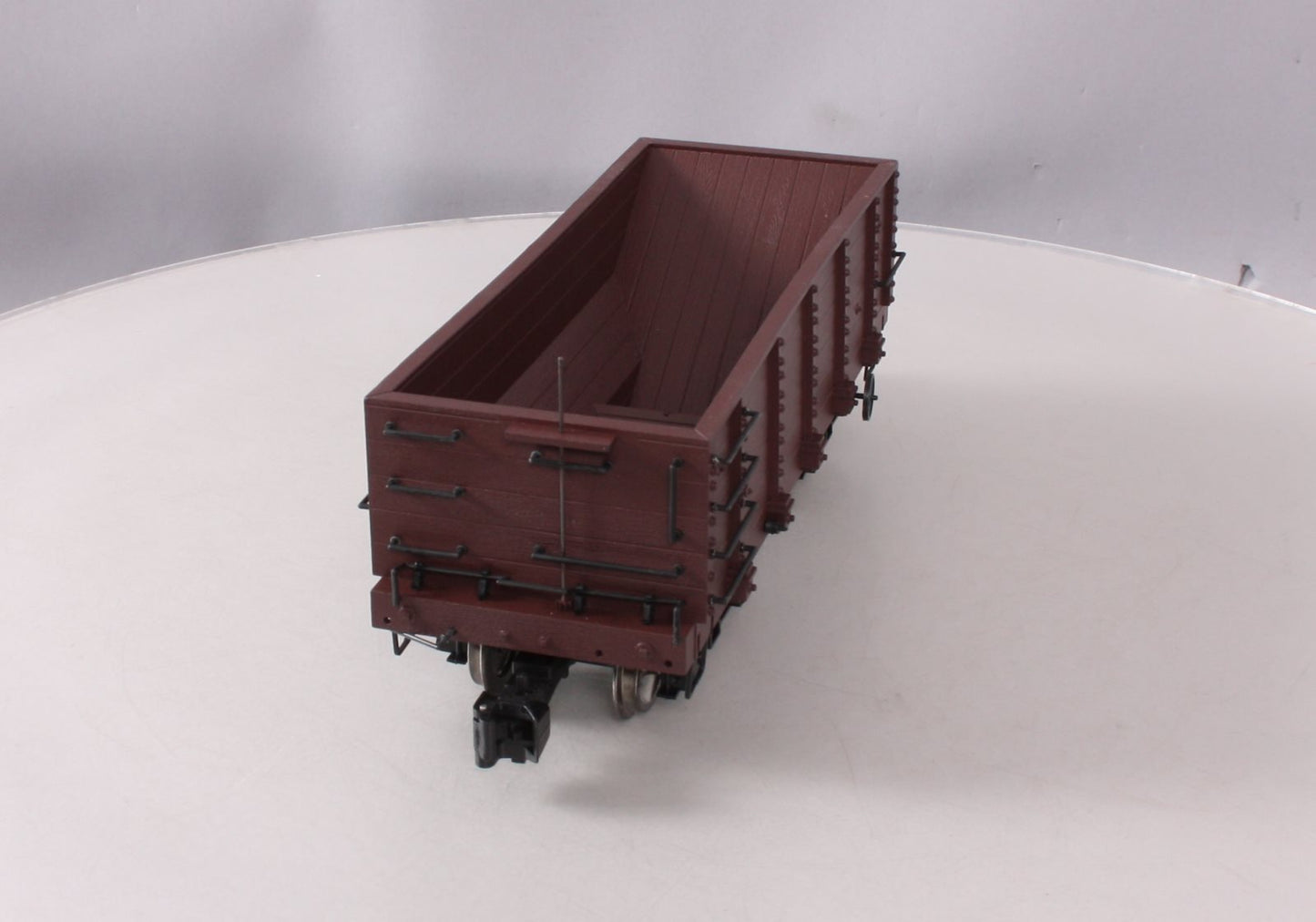 Bachmann 98570 G Scale Undecorated Wood Ore Car w/ Metal Wheels
