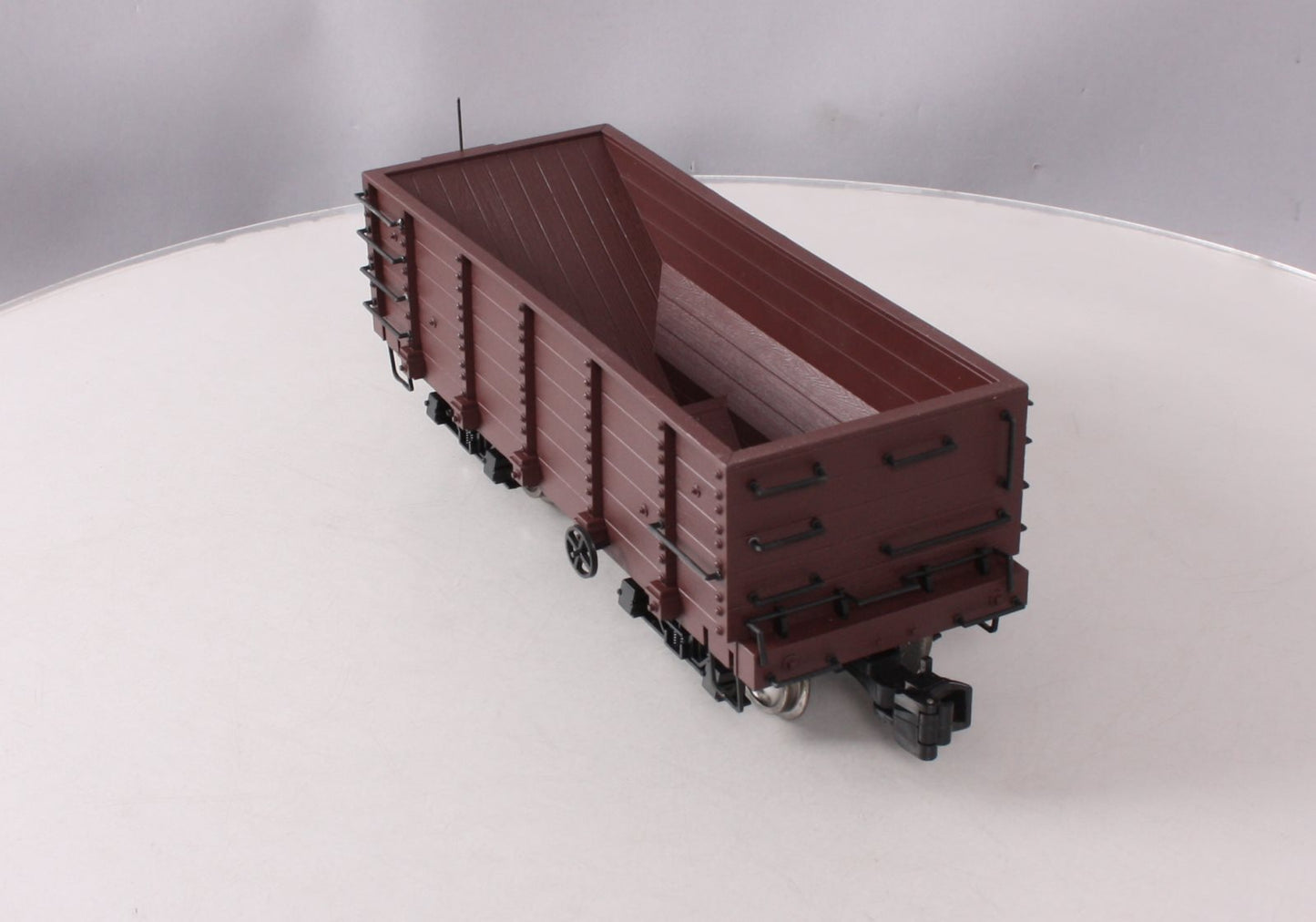 Bachmann 98570 G Scale Undecorated Wood Ore Car w/ Metal Wheels