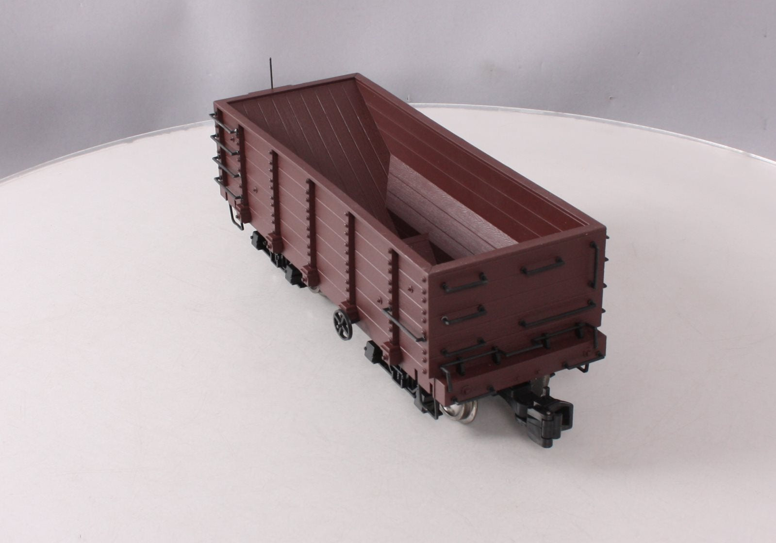Bachmann 98570 G Scale Undecorated Wood Ore Car w/ Metal Wheels