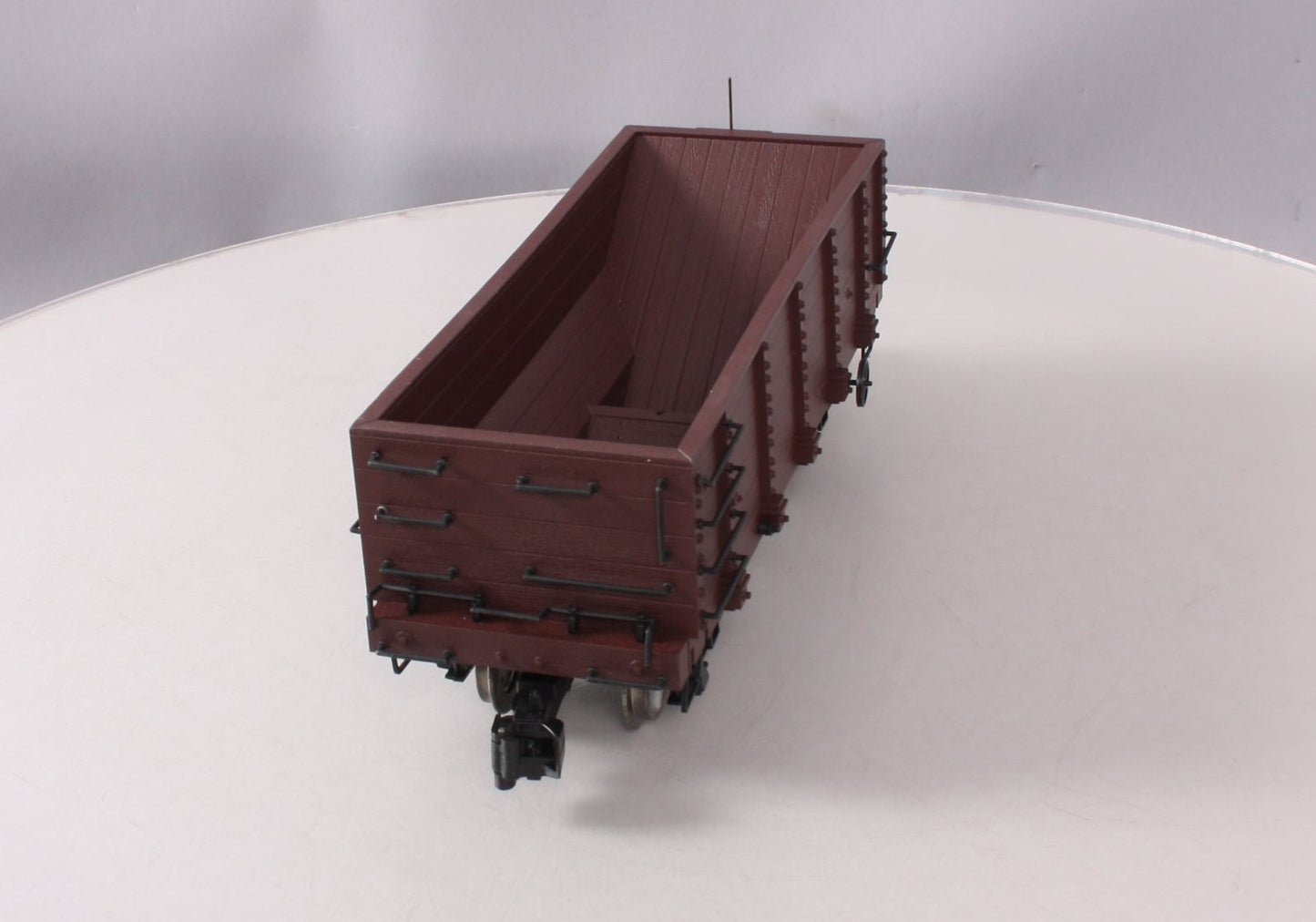 Bachmann 98570 G Scale Undecorated Wood Ore Car w/ Metal Wheels