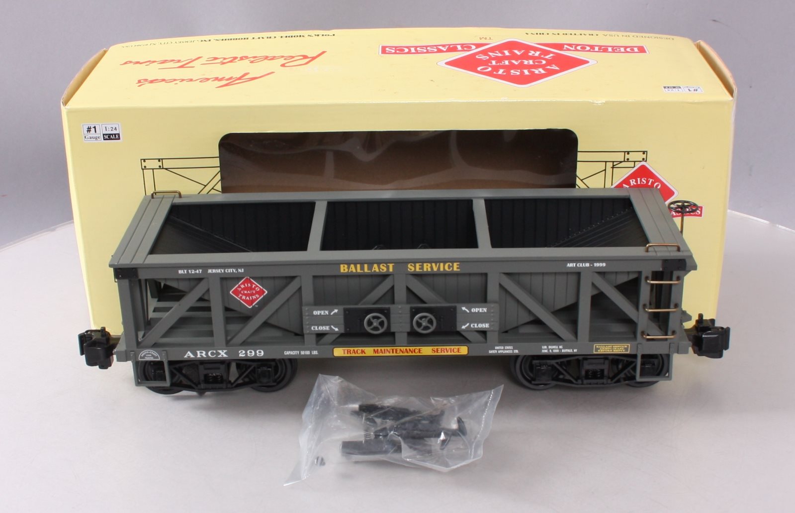 Aristo-Craft 81499 Maintenance of Way Coal Hopper Car LN/Box