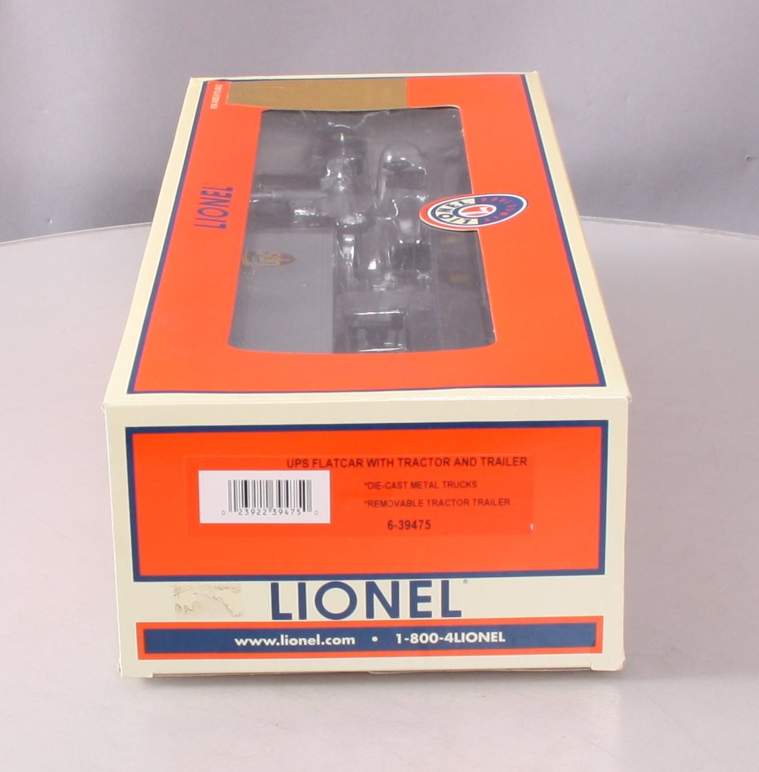 Lionel 6-39475 O Gauge UPS Flatcar with Tractor and Trailer LN/Box