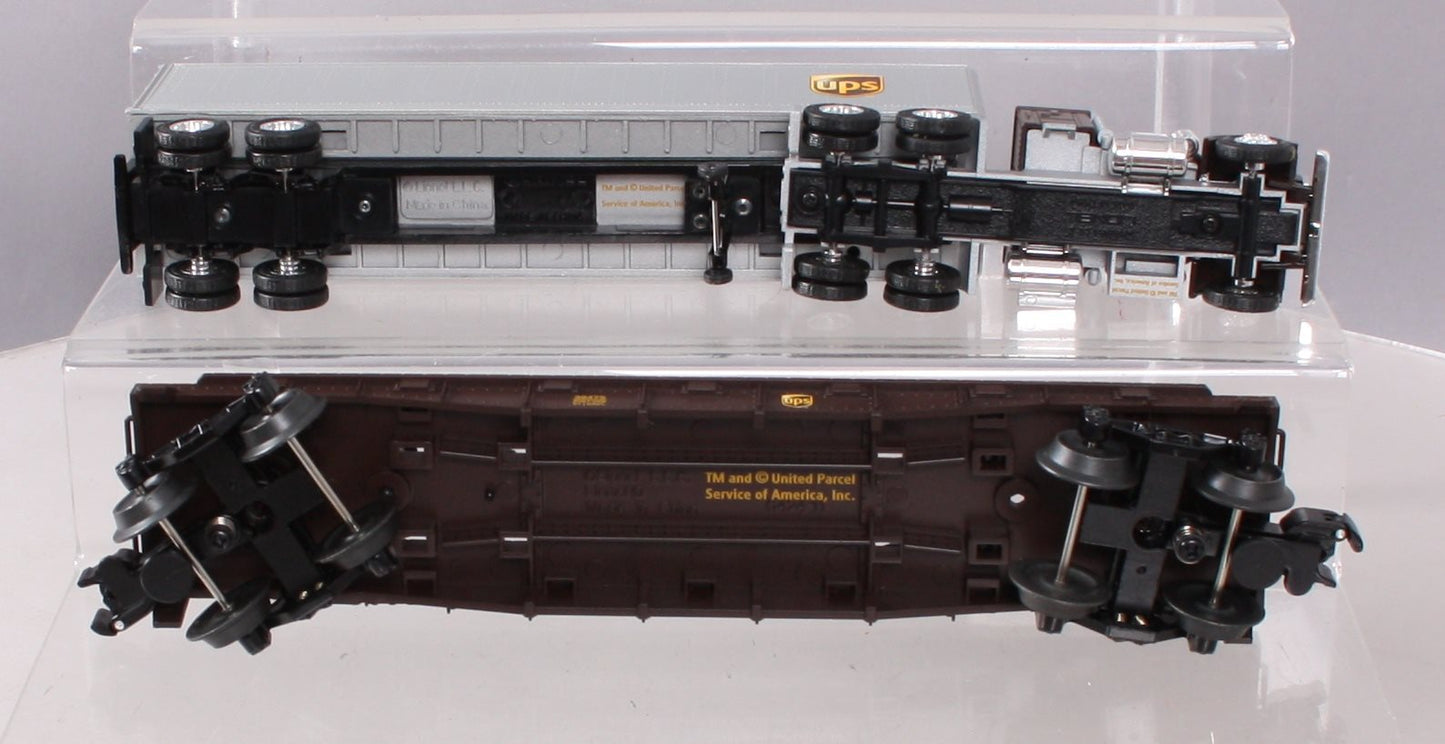 Lionel 6-39475 O Gauge UPS Flatcar with Tractor and Trailer LN/Box