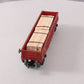 Lionel 6-26696 O Gauge NJ Transit Gondola #9412 w/Wood Ties LN/Box