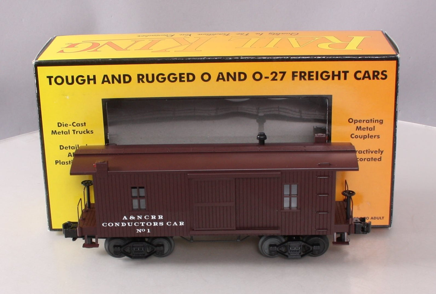 MTH 30-7791 O Gauge Confederate Army 19th Century Woodsided Caboose #1 NIB
