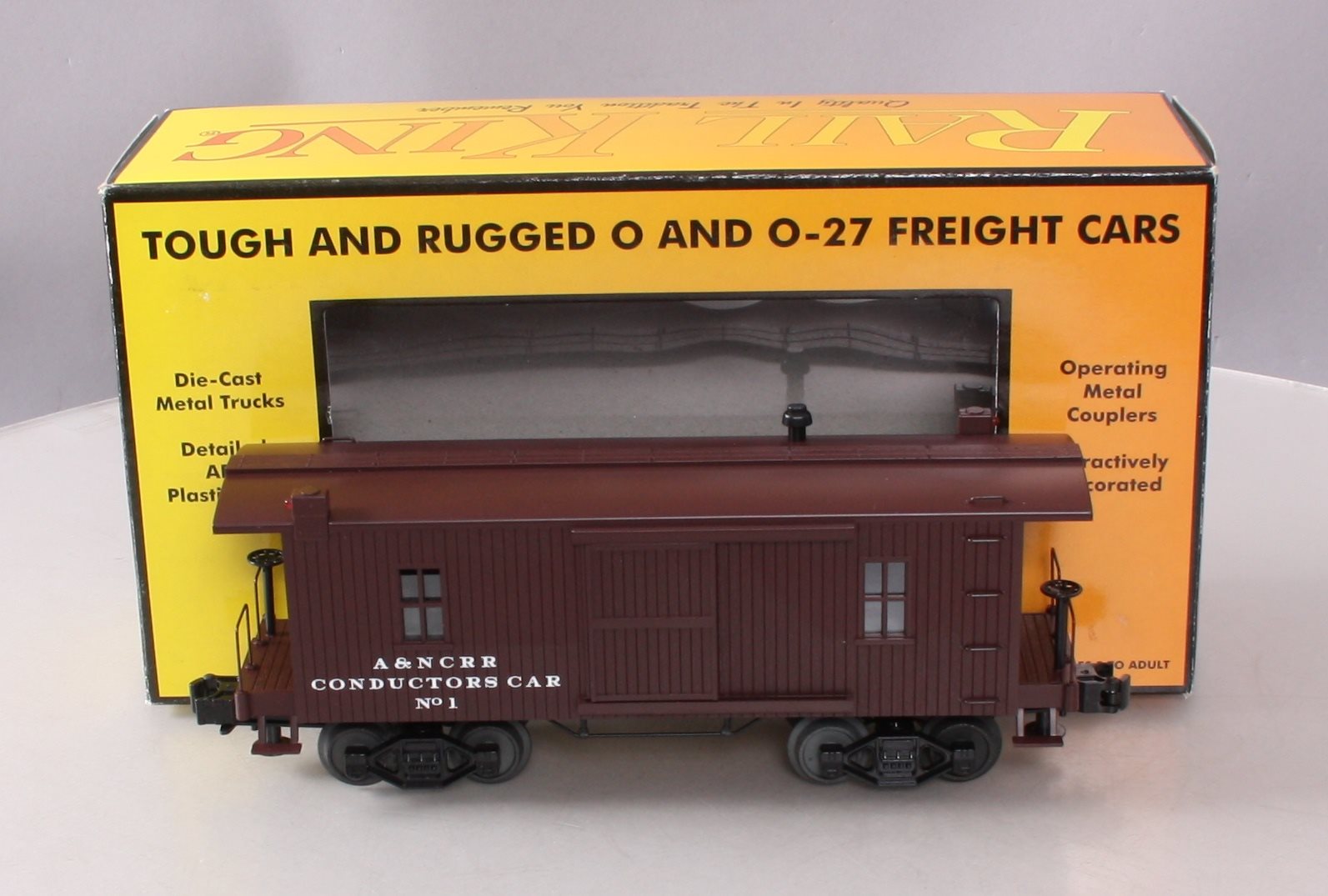 MTH 30-7791 O Gauge Confederate Army 19th Century Woodsided Caboose #1 NIB