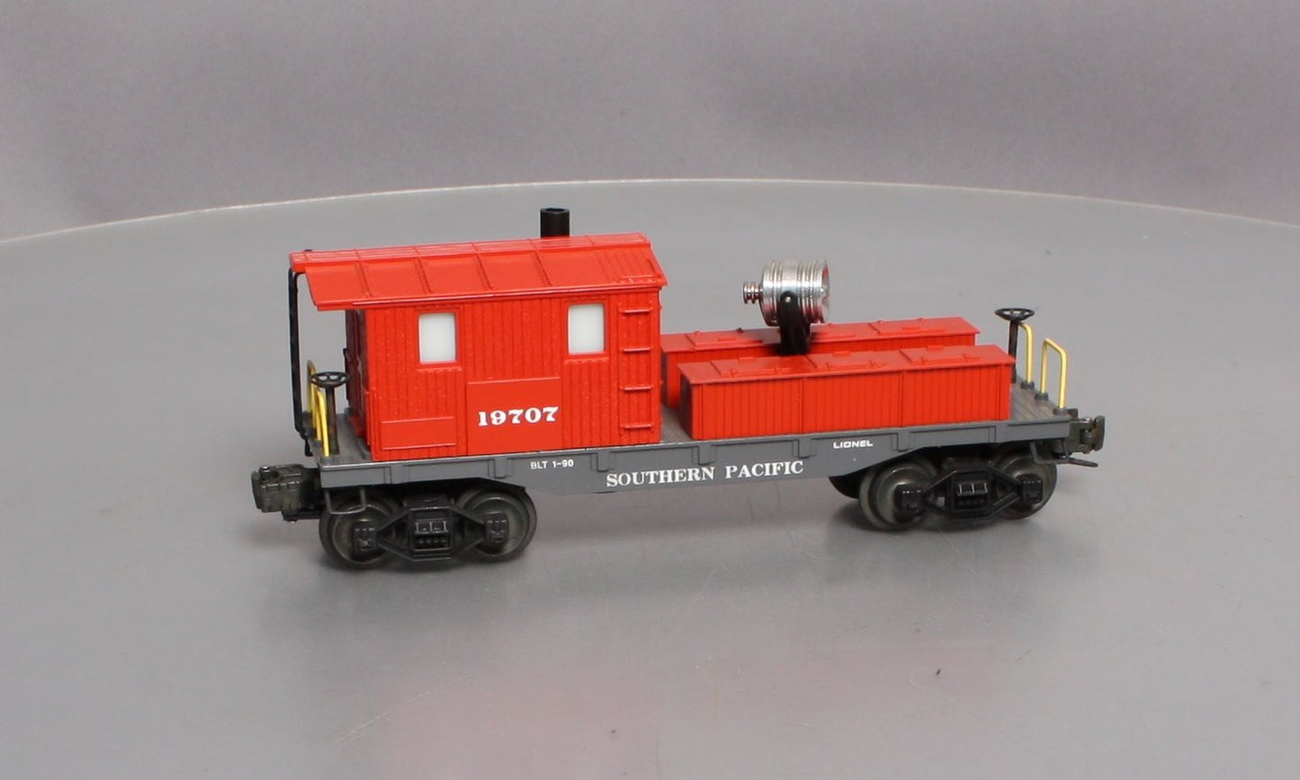 Lionel 6-19707 O Gauge Southern Pacific Searchlight Work Caboose #19707 VG/Box