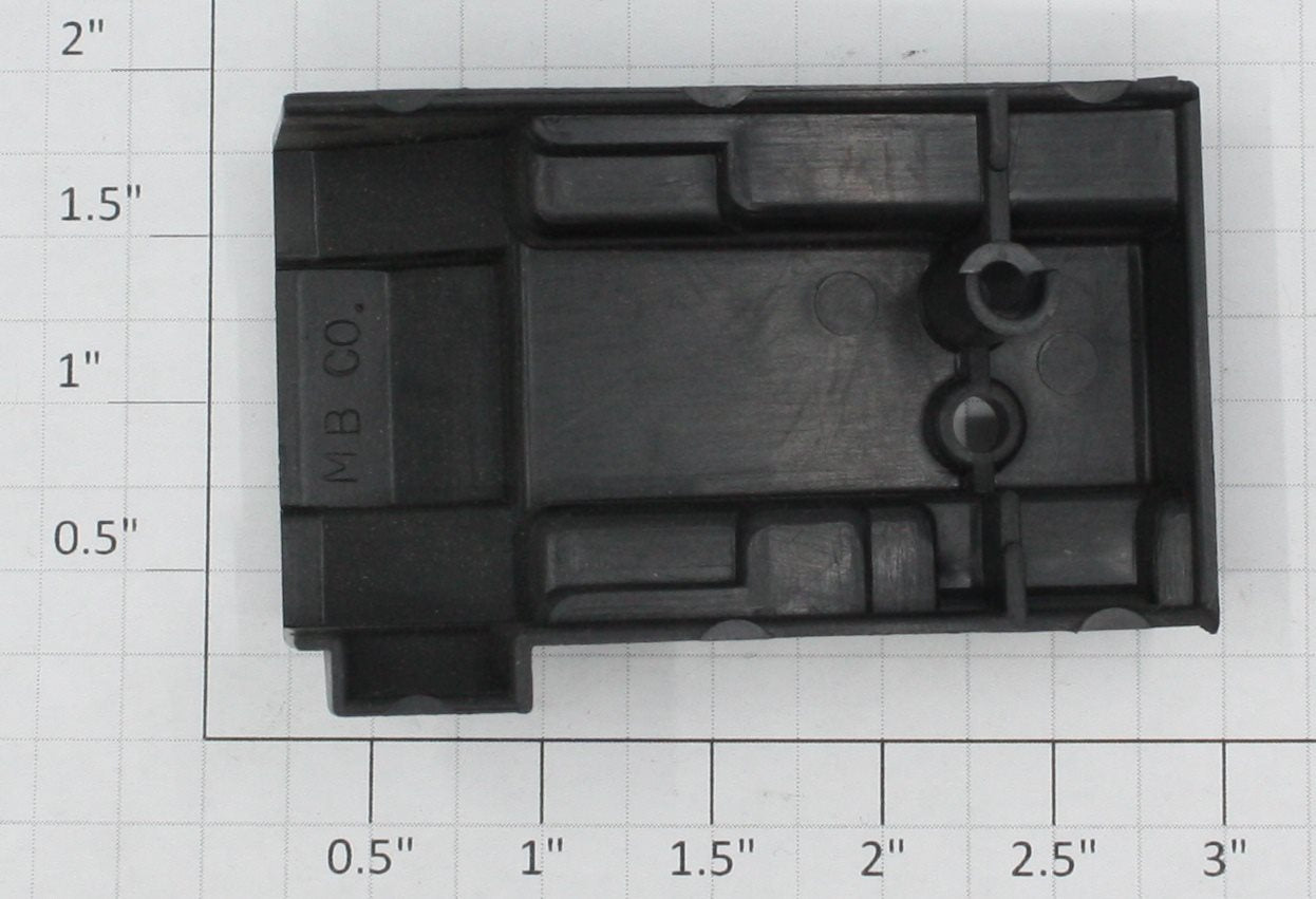 Lionel 69-70 Black Maintenance Car Motor Cover without Logo