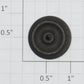 Lionel 65-42 Handcar Metal Grooved Traction Wheel w/o Tire