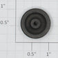 Lionel 65-42 Handcar Metal Grooved Traction Wheel w/o Tire