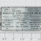 Lionel 67-8 Lionel #67 Whistle Controller Nameplate