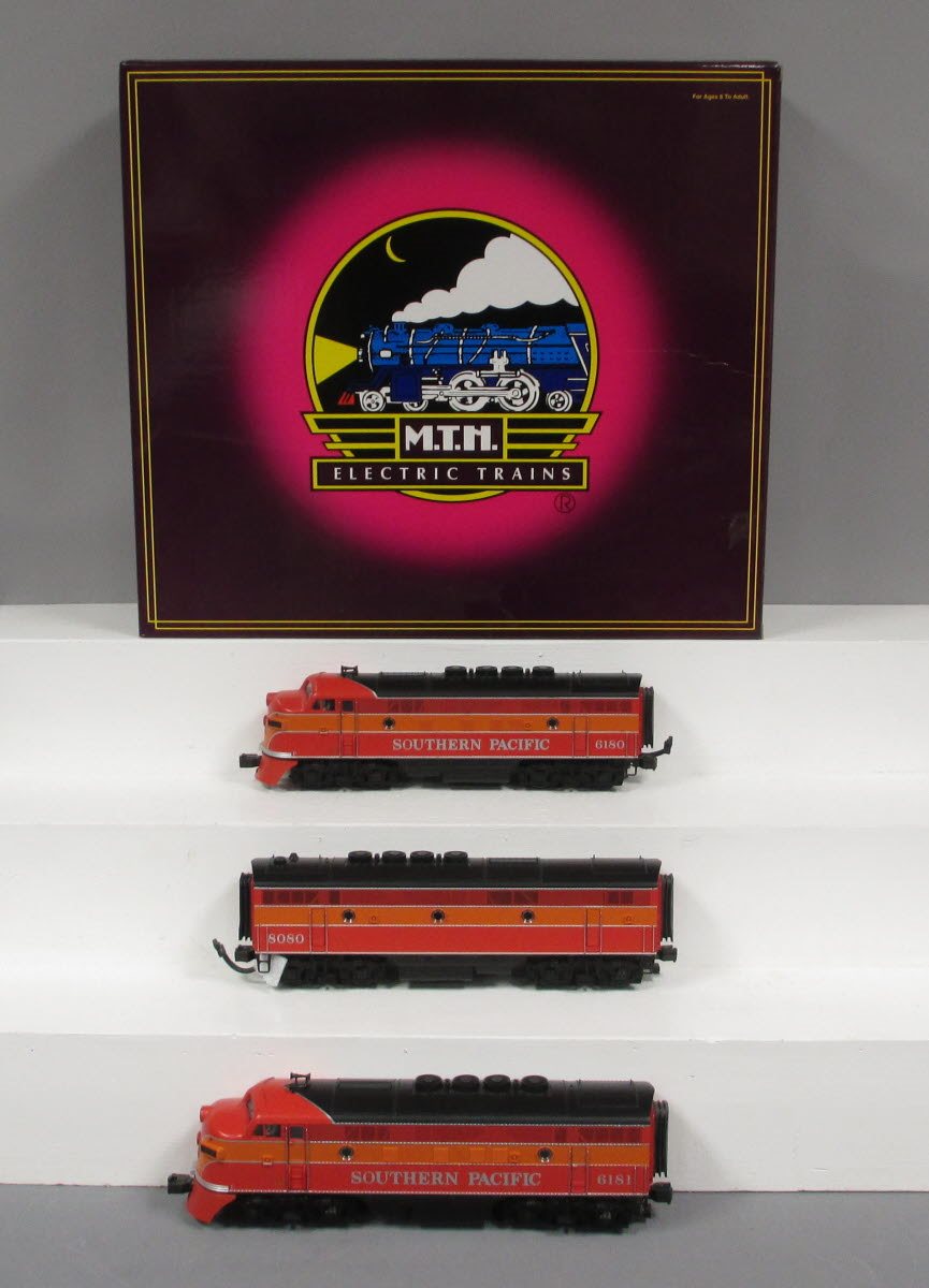 MTH 20-2199-1 O Gauge SP F-3 ABA Diesel Engine Set w/PS1 #6180/6181/8080 LN/Box