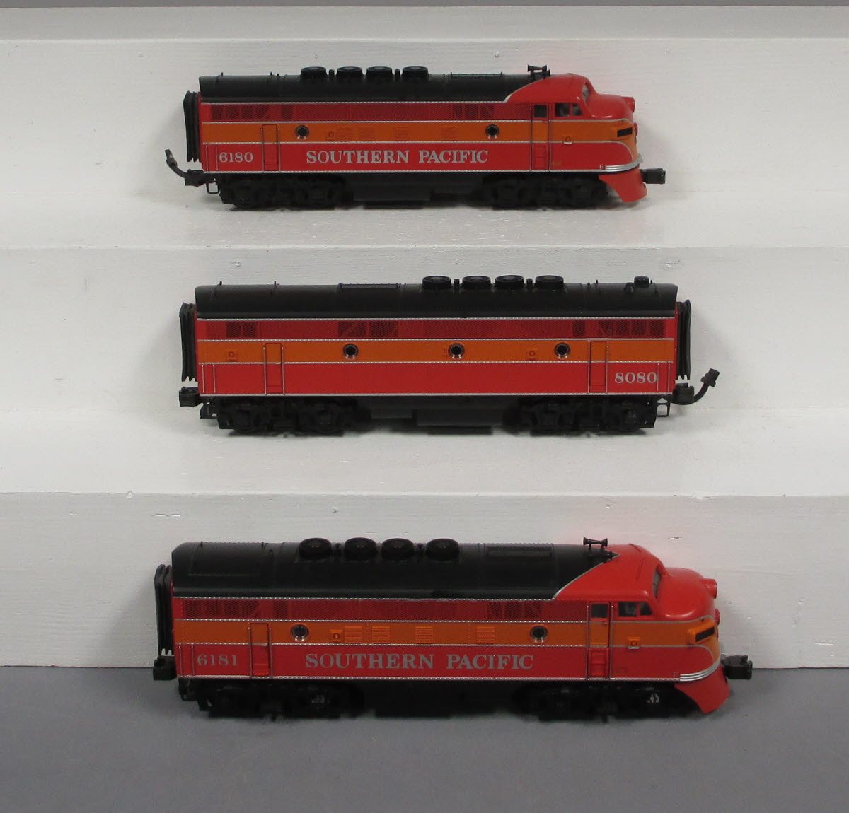 MTH 20-2199-1 O Gauge SP F-3 ABA Diesel Engine Set w/PS1 #6180/6181/8080 LN/Box