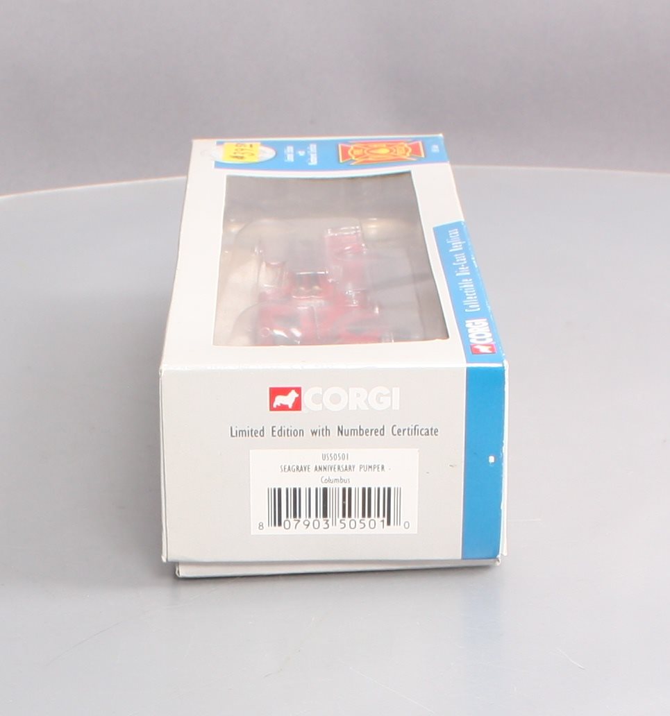 Corgi US50501 1:50 Seagrave Anniversary Pumper Fire Truck LN/Box