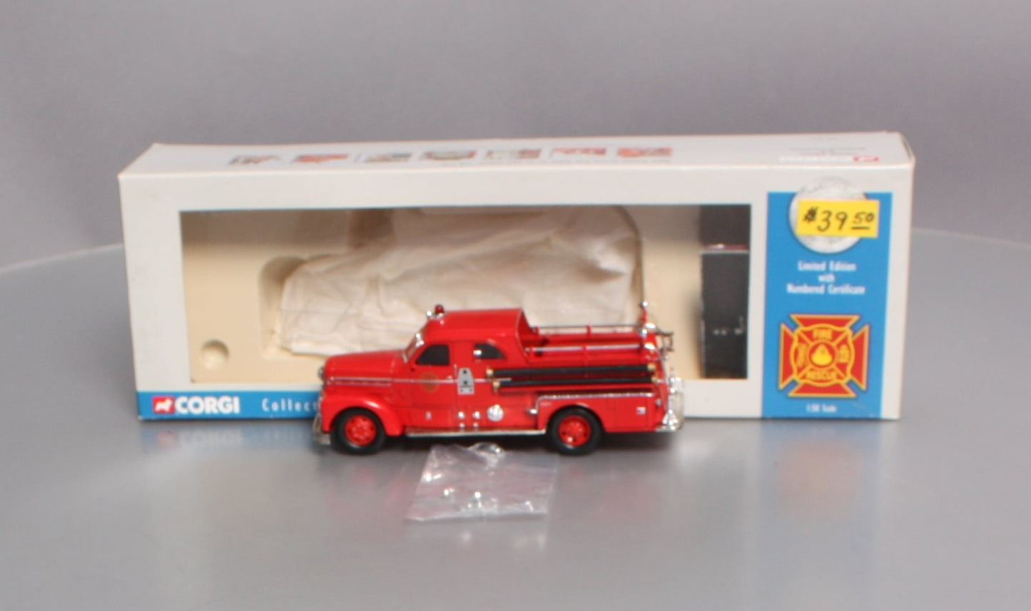 Corgi US50501 1:50 Seagrave Anniversary Pumper Fire Truck LN/Box